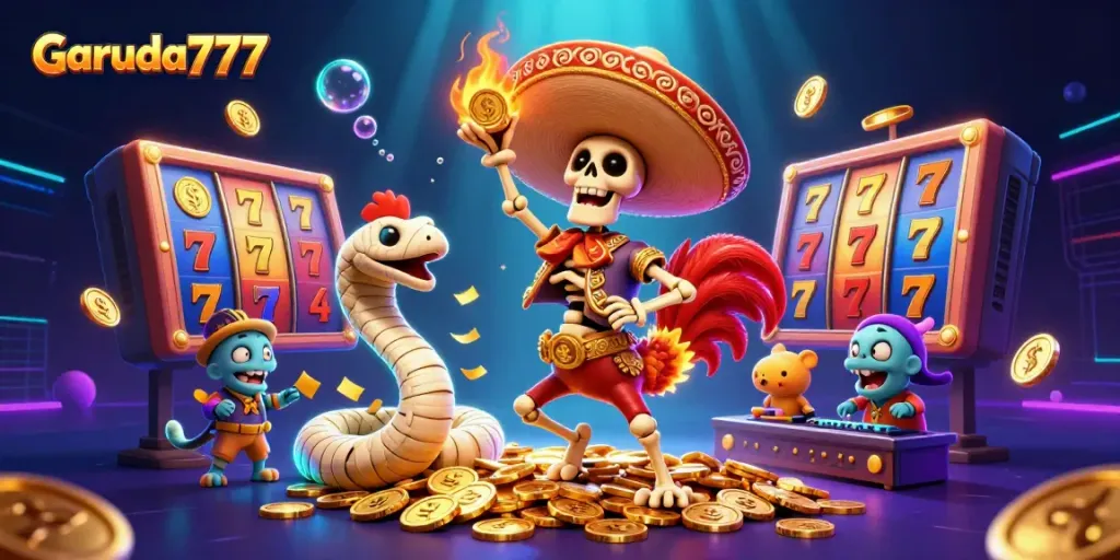 Permainan Garuda777 memberikan pengalaman slot online yang menyenangkan dengan karakter menarik dan elemen permainan.