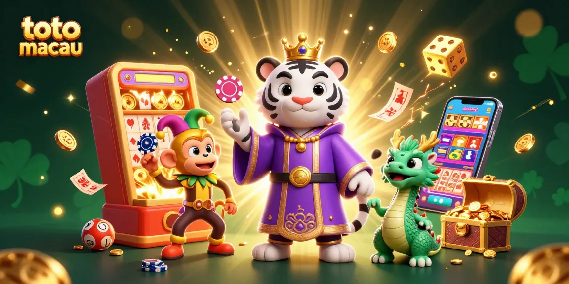 Mainkan toto macau dengan keberuntungan bersama harimau putih dan monyet emas yang menghibur.