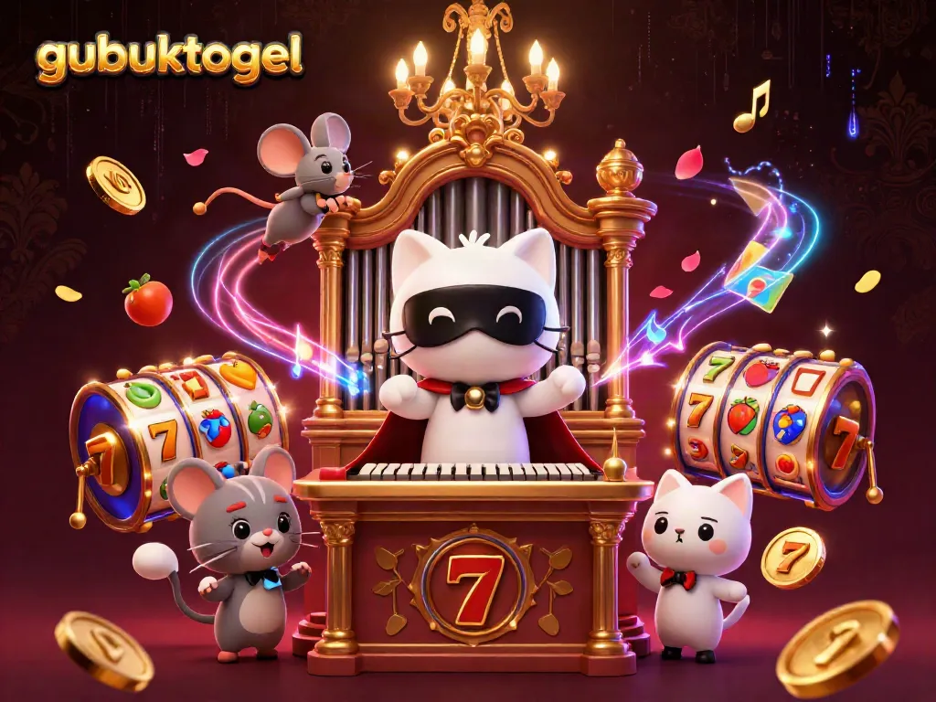 Menggali peluang menang di gubuktogel dengan ilustrasi kasino 3D yang megah dan detail.