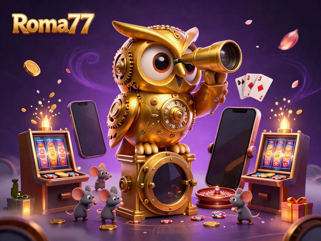 Experience the thrilling games at Roma77 with winning spins and vibrant visuals.