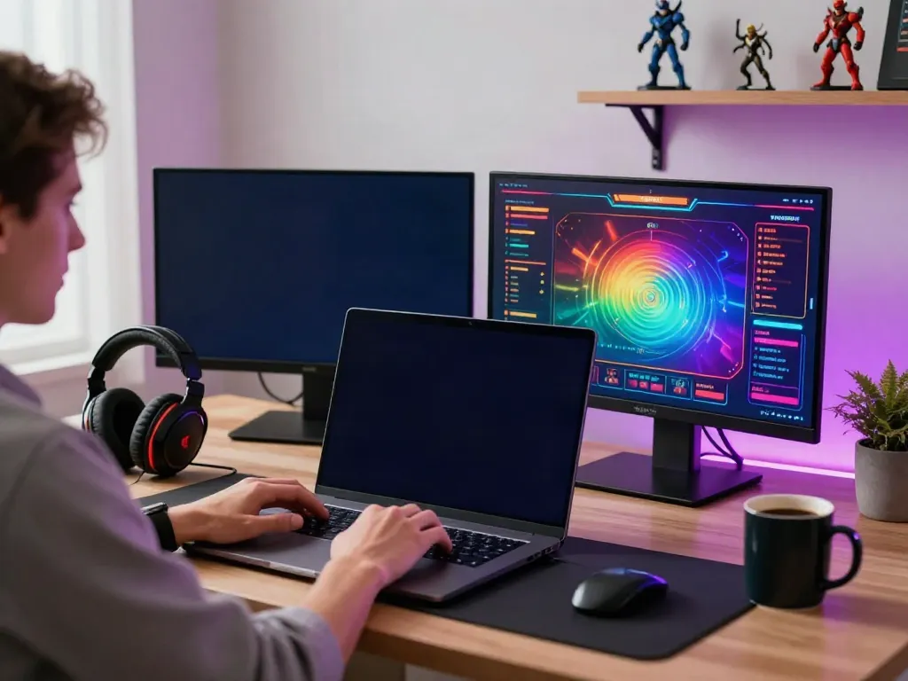 Engaging user experience on ahha4d gaming platform with responsive design and vibrant displays.