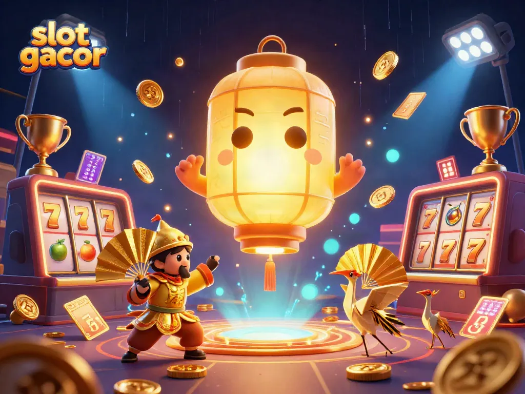 Slot gacor untuk pengalaman bermain yang mengasyikkan dengan karakter dan elemen kasino penuh warna.