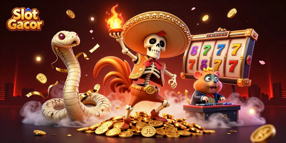 Celebrate wins with Slot Gacor featuring dynamic gaming elements and vibrant characters.